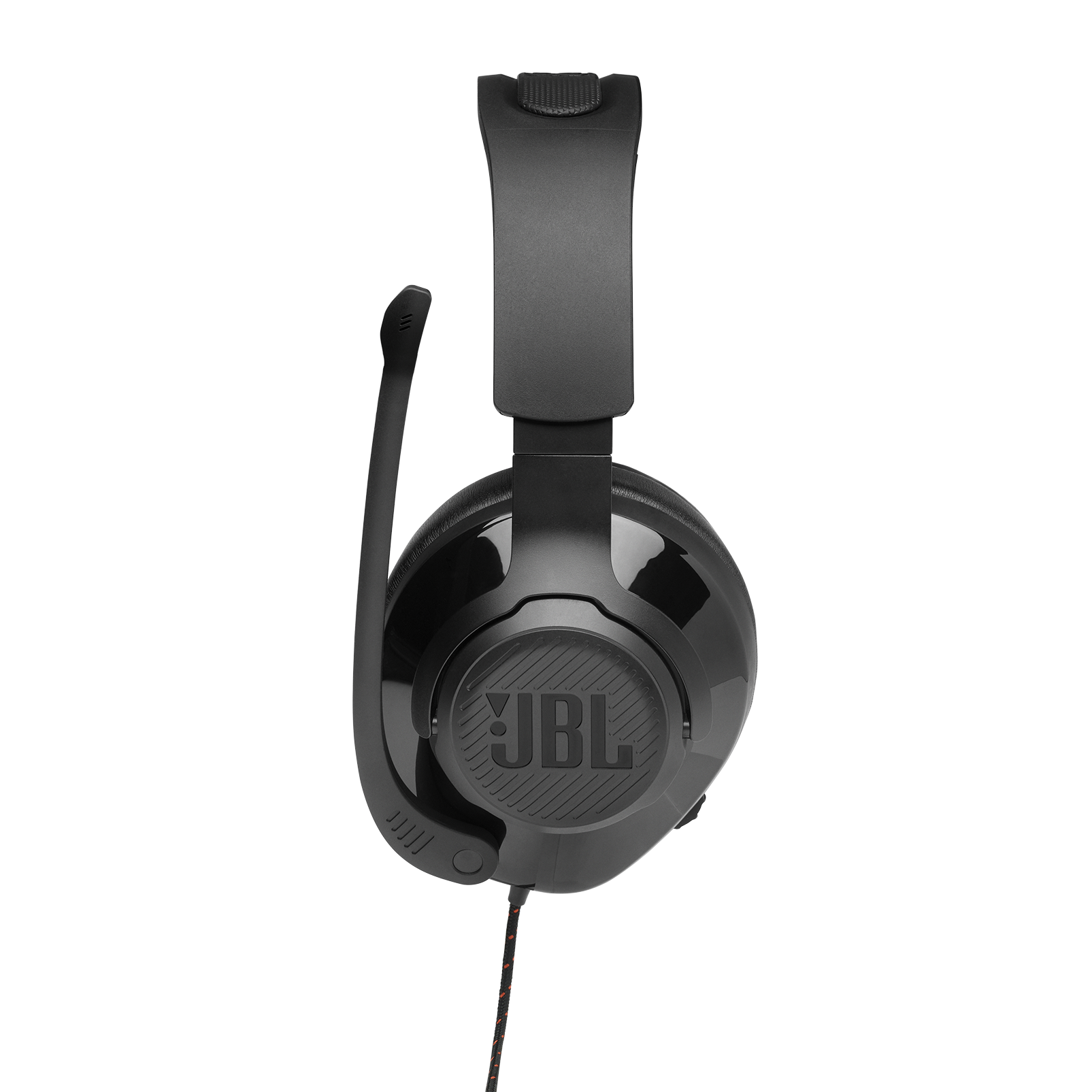 JBL Quantum 200 - Black - Wired over-ear gaming headset with flip-up mic - Detailshot 4